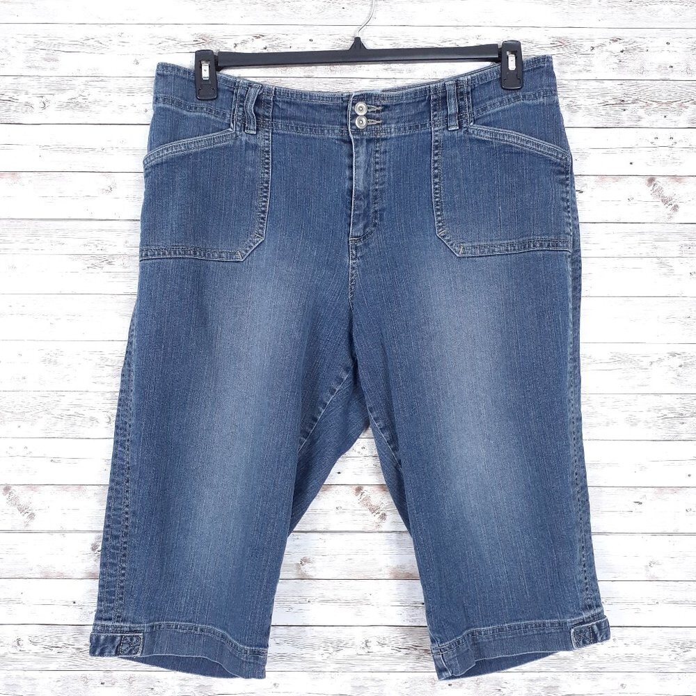 Sonoma Denim Capri Pants 16W Blue 179A